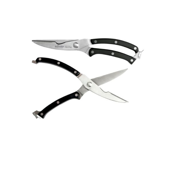 Tijeras de Trinchar 25cm - Preto
